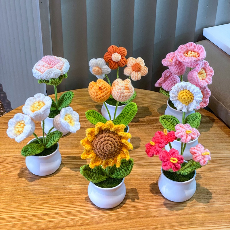 Home Office Depot - 1/2/4 adet DIY el dokuması Mini