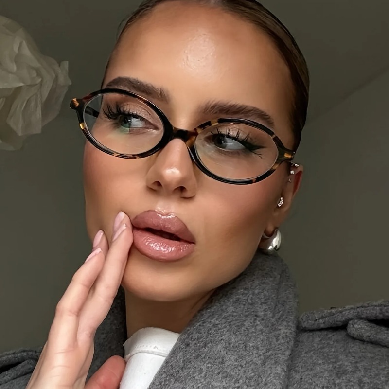Blue Light Glasses - Vintage Oval Güneş Gözlüğü Kadın Lüks