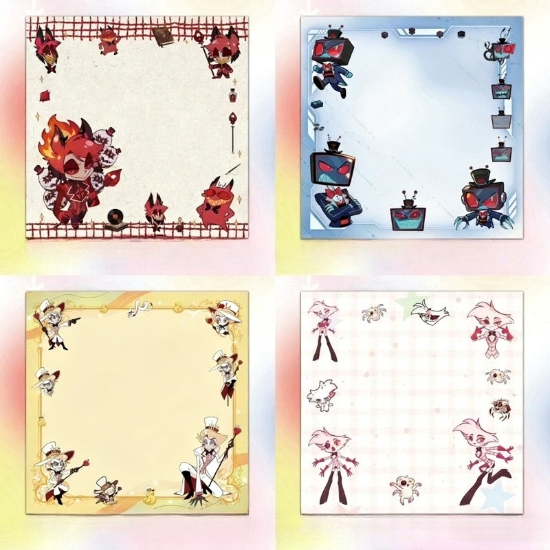 Home Office Student - 4 Adet Hazbin Hotel Zestial &