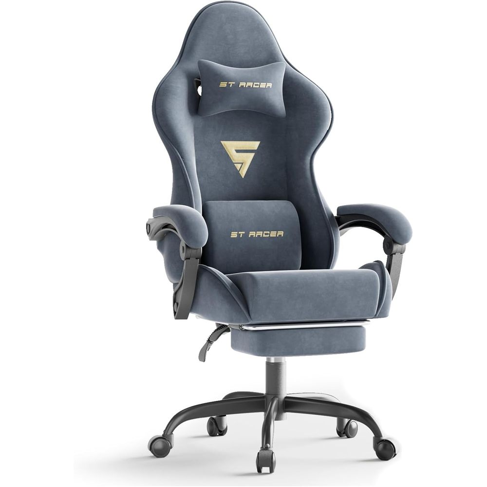Ergonomic Office Chair - Ayak dayamalı ve masaj özellikli ergonomik