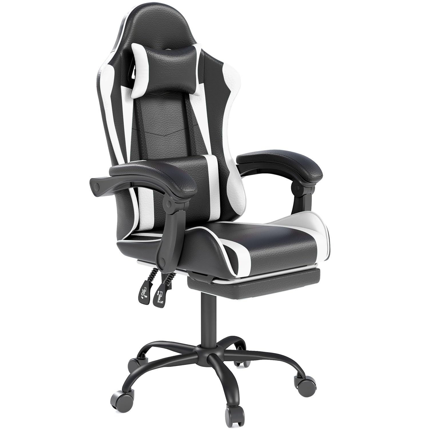 Ergonomic Office Chair - Baş Destekli ve Bel Destekli Oyuncu