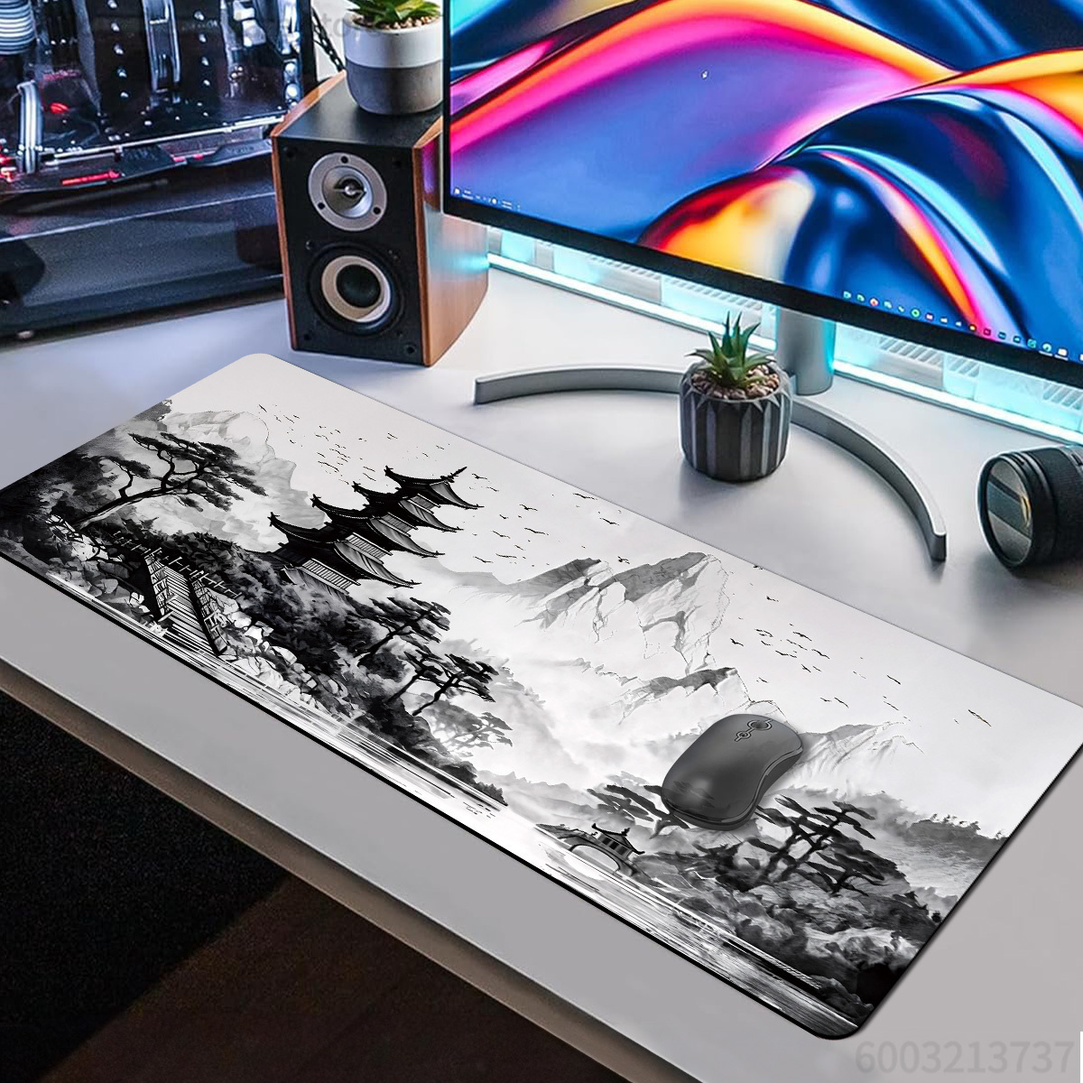 Mürekkep Sıvama Dağ Manzarası  - Mousepad Xl Extended incelemesi ve fiyatı