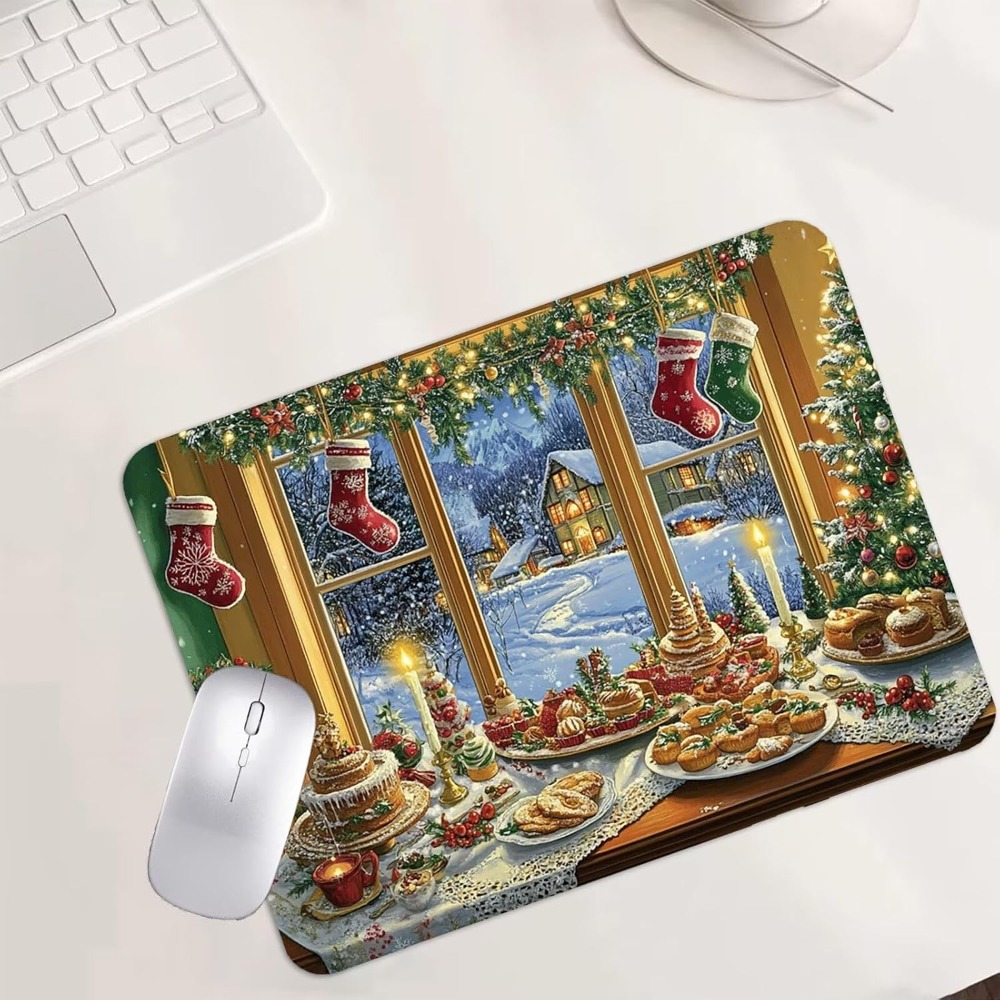 Noel Yemekleri Pencere Manzara - Mousepad Xl Extended incelemesi ve fiyatı