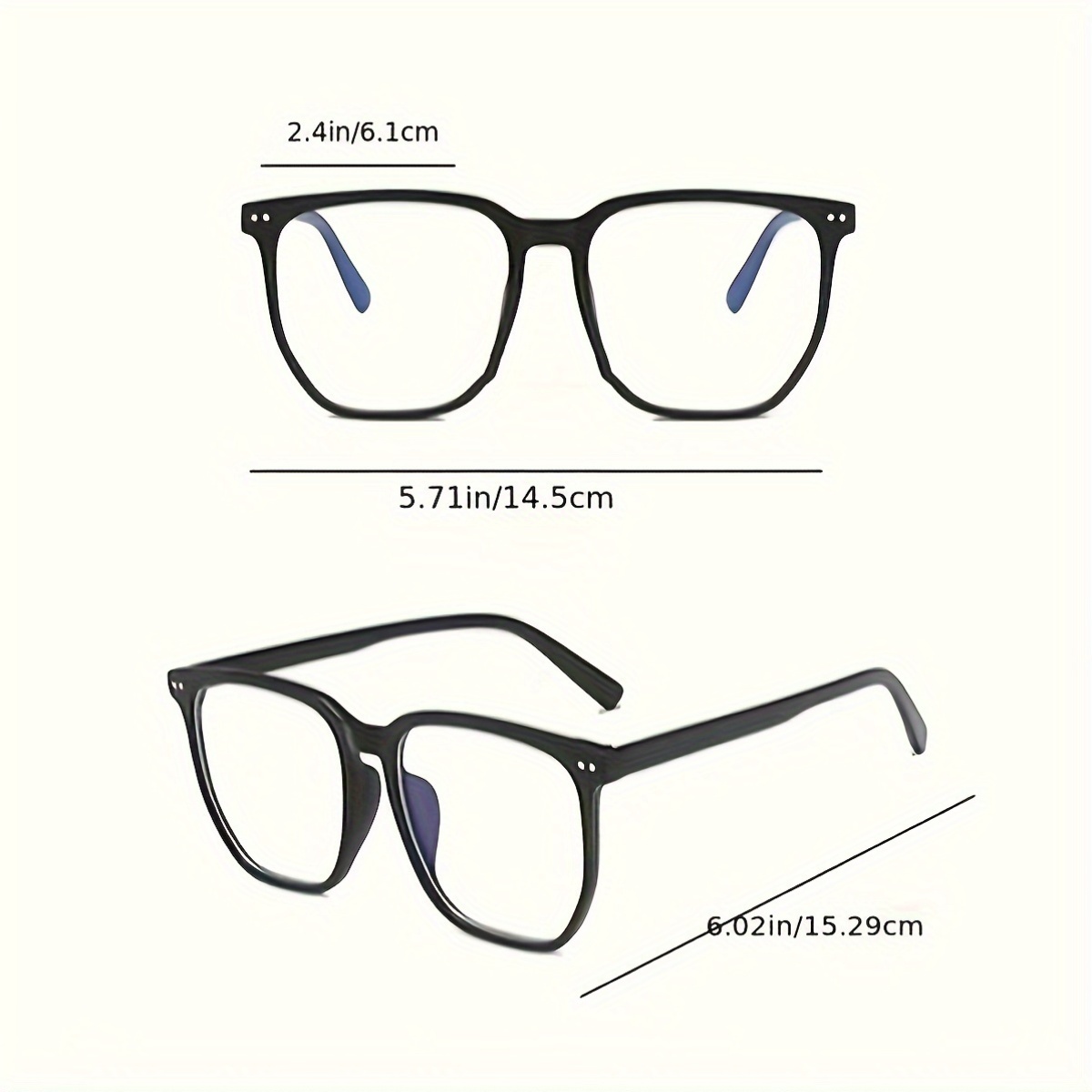 Unisex kare düz ışık filtreli, - Blue Light Glasses incelemesi ve fiyatı