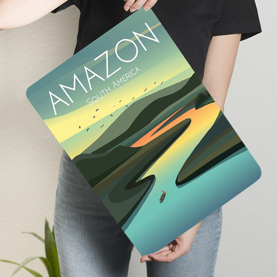 Amazon Nehir Manzara Metal Duv - Home Office Of Amazon incelemesi ve fiyatı