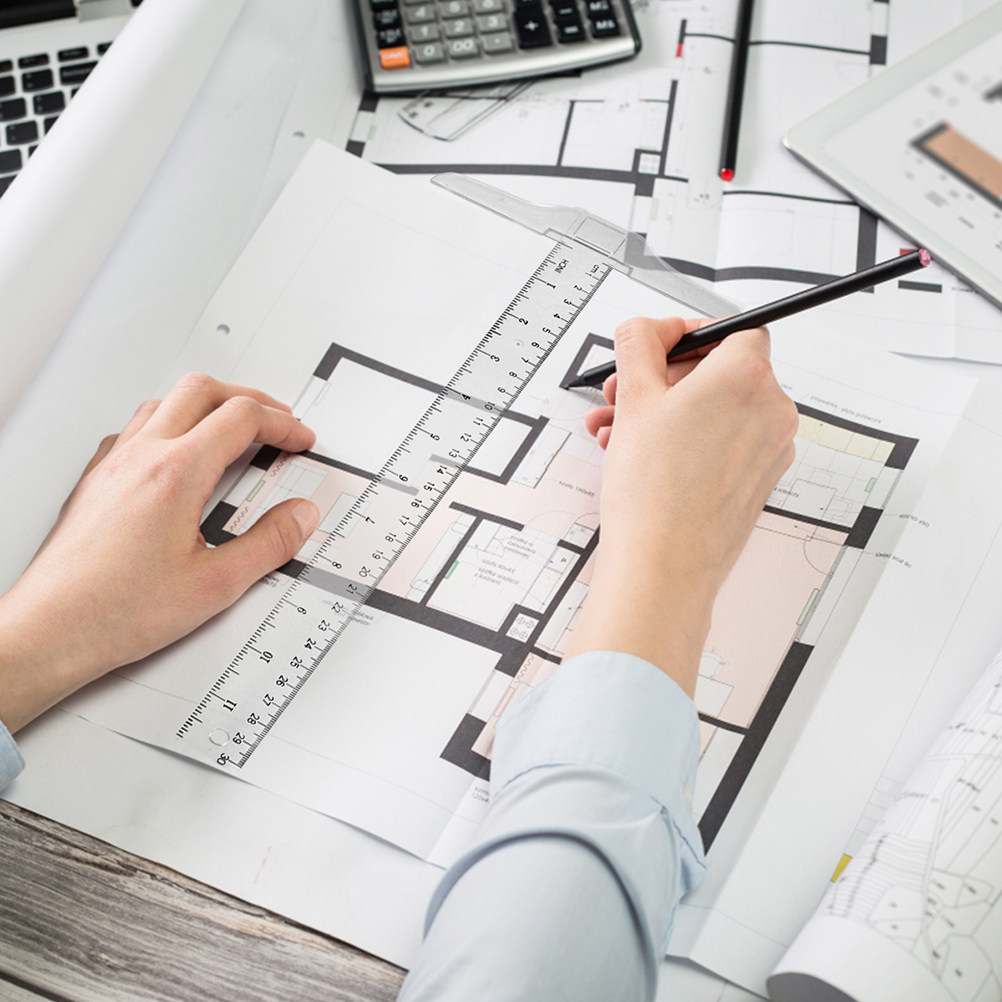 2 adet T şekli cetveller plast - Home Office Student incelemesi ve fiyatı