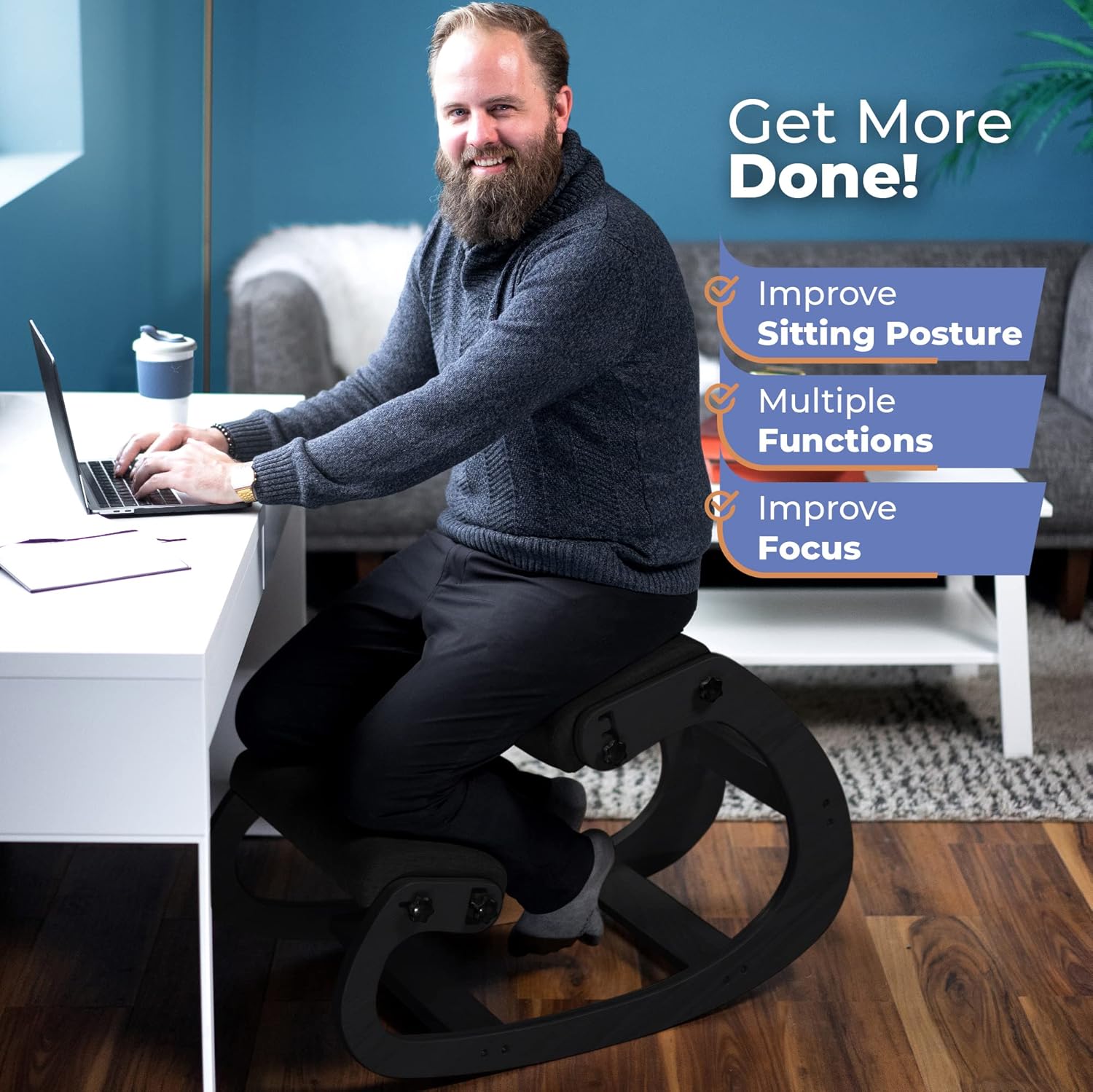 Ergonomik Ahşap Diz Çökme Kolt - Ergonomic Office Chair incelemesi ve fiyatı
