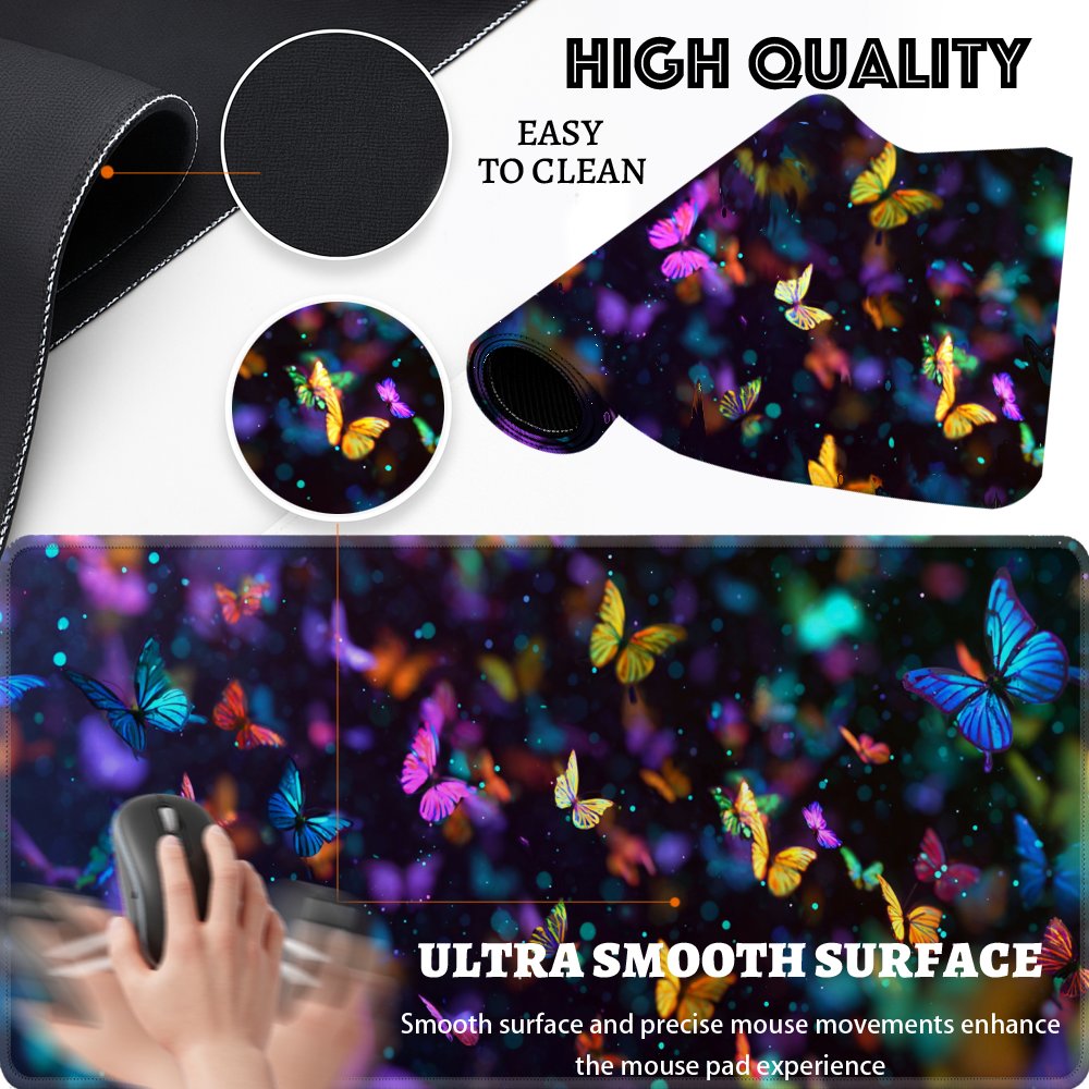 Renkli Kelebek XL Genişletilmi - Mousepad Xl Extended incelemesi ve fiyatı