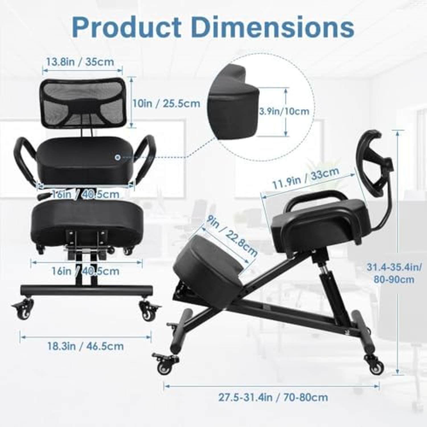 Ergonomik Diz Çökmüş Koltuk Ay - Ergonomic Office Chair incelemesi ve fiyatı