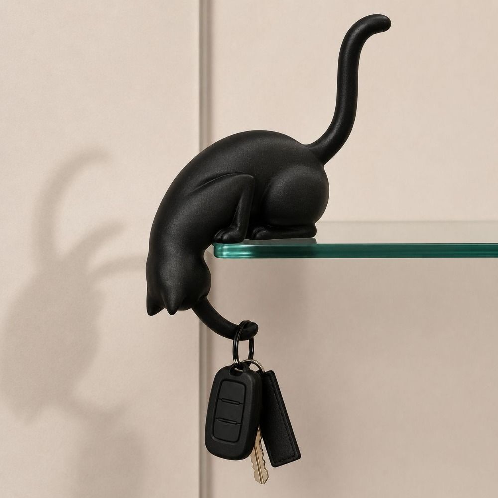 3D Baskılı Kedi Şeklinde Duvar - Home Office With Bookshelves incelemesi ve fiyatı
