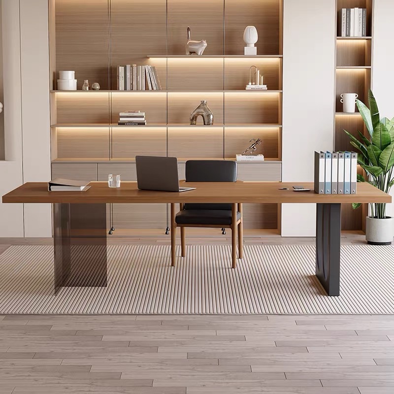 İtalyan Akrilik Yüzer Ahşap Of - Home Office Desks incelemesi ve fiyatı