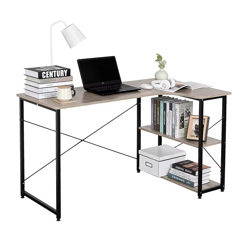 L Şeklinde Köşe Masası, Entegr - Home Office With Bookshelves incelemesi ve fiyatı