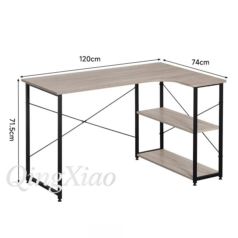 L Şeklinde Köşe Masası, Entegr - Home Office With Bookshelves incelemesi ve fiyatı