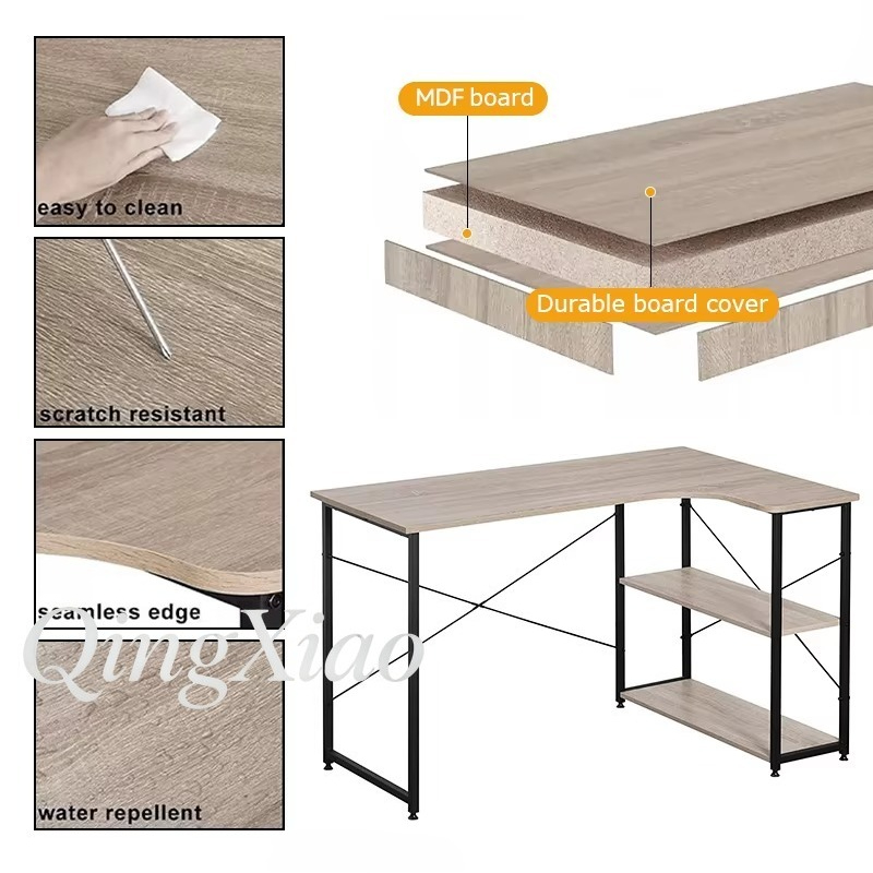 L Şeklinde Köşe Masası, Entegr - Home Office With Bookshelves incelemesi ve fiyatı