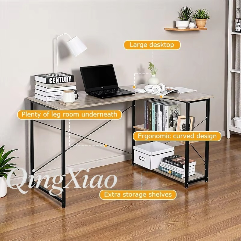 L Şeklinde Köşe Masası, Entegr - Home Office With Bookshelves incelemesi ve fiyatı