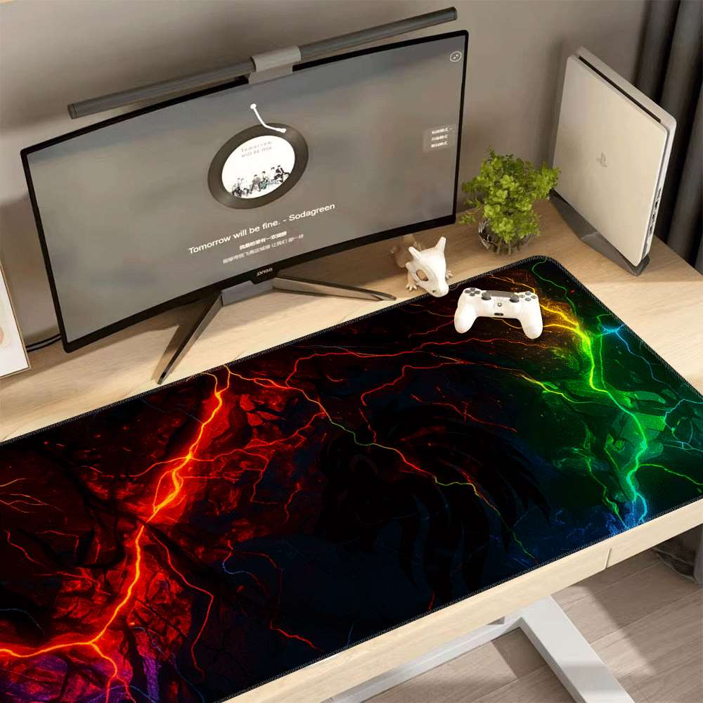 Renkli Lightning Oyuncu Mouse  - Mousepad Xl Extended incelemesi ve fiyatı
