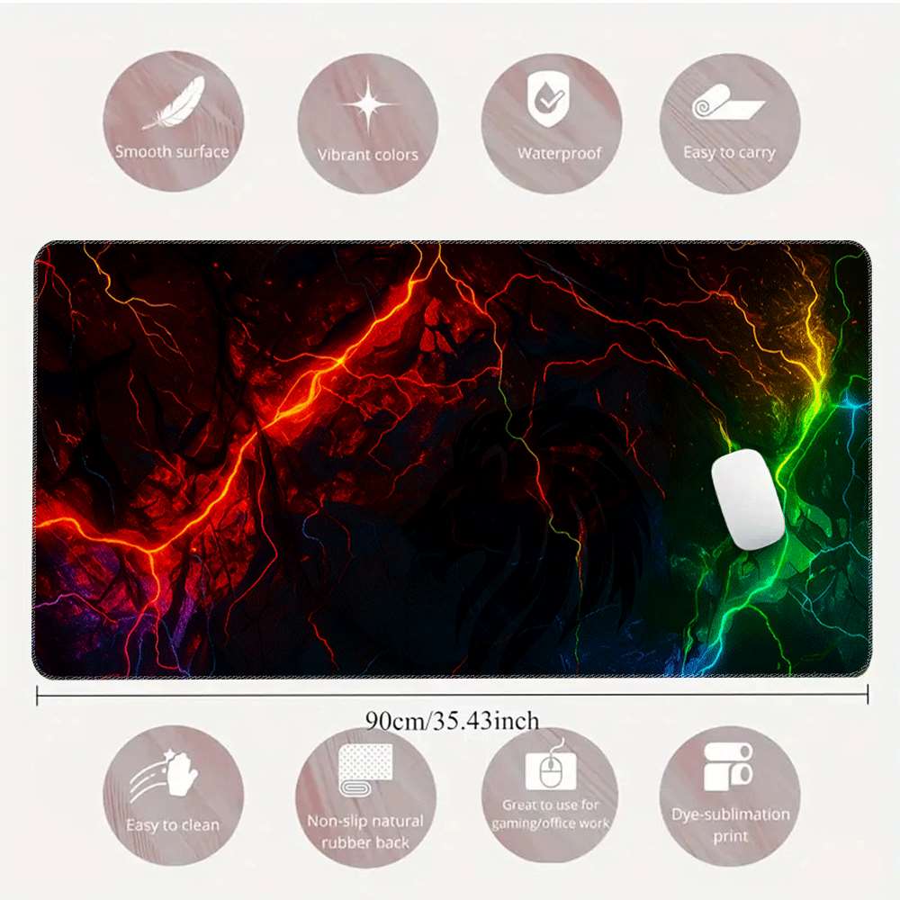 Renkli Lightning Oyuncu Mouse  - Mousepad Xl Extended incelemesi ve fiyatı