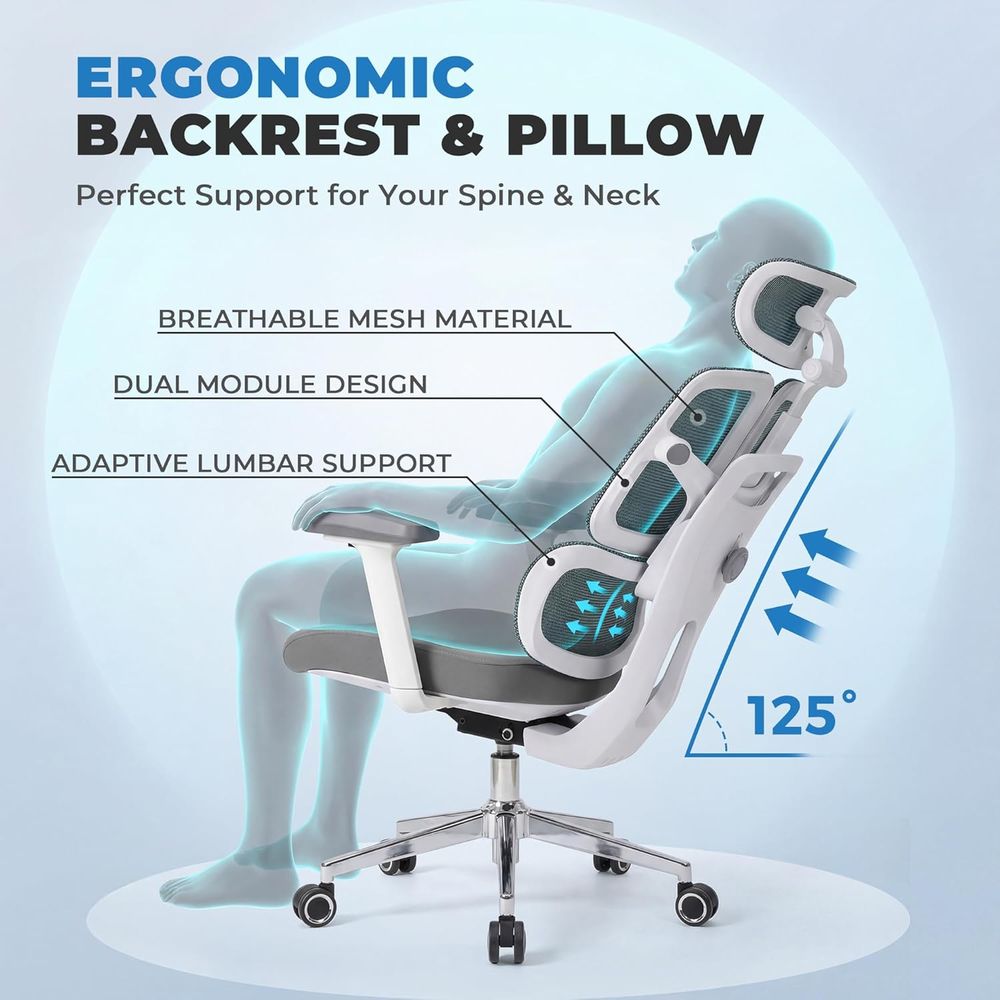 Ergonomik Yüksek Kapasiteli Fi - Ergonomic Office Chair incelemesi ve fiyatı