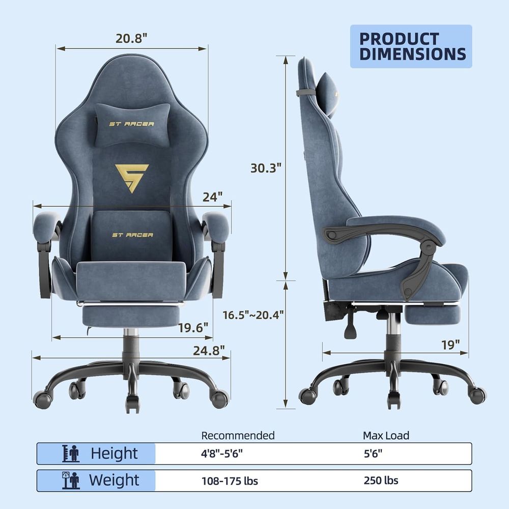 Ayak dayamalı ve masaj özellik - Ergonomic Office Chair incelemesi ve fiyatı